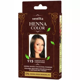    Venita Henna Color 115 Schokoladen-Kräuterfarbstoff-Conditioner mit natürlichem Henna