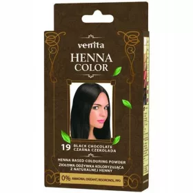    Venita Henna Color 19 Black Chocolate Kräuterfärbespülung mit natürlichem Henna