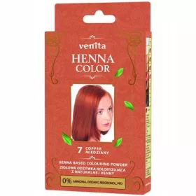    Venita Henna Color 7 Kupfer-Kräuterfarbstoff-Conditioner mit natürlichem Henna