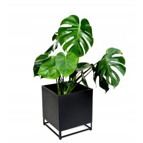  Abdeckung 30 cm, schwarzes Metall