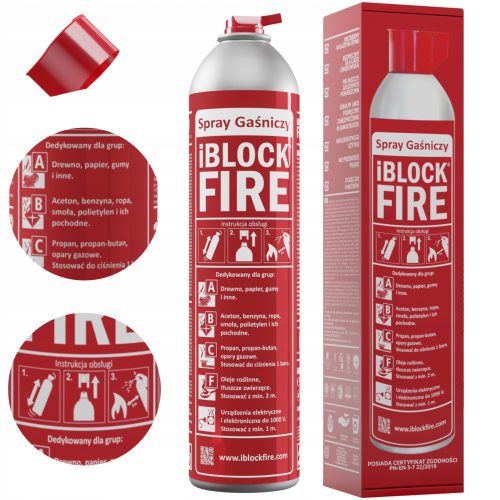 PartGroup iBlockFIRE Feuerlöschspray 600 ml