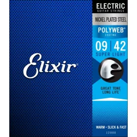  Elixir PolyWeb vernickelte Saiten (9-42)