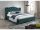  Gepolstertes Doppelbett Signal Bedroom 160x200 in Grüntönen