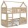  AJKmeble Domek Minibett 84 x 164 cm Kiefer
