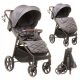  4Baby Stinger Pro Graphit-Kinderwagen
