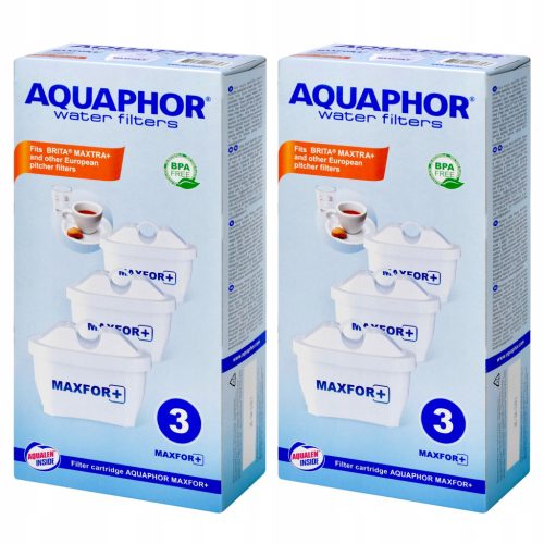 Filtereinsatz für die Aquaphor MAXFOR+ Kanne, 6 Stk.