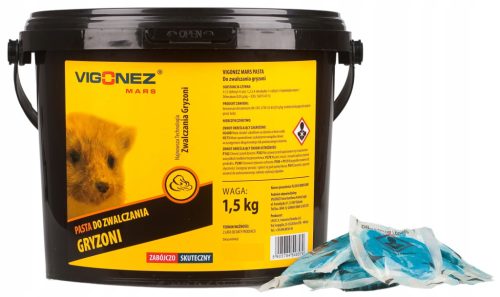  Gift, Gift gegen Marder, Mäuse und Ratten Vigonez 1,5 kg
