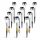  NNLED eingebettete Solarlampe, silber, 31 cm, 12 Stk.