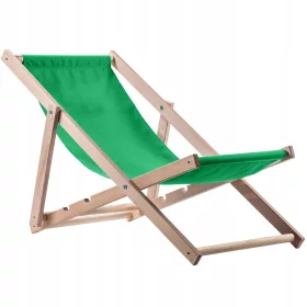  Kadax Liegestuhl, klappbarer Holzliegestuhl, rotes Holz