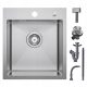 Cecipa Einbeckenspüle, INOX-Küchenspüle, Edelstahl