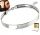  Elegantes Damenarmband aus 925er Silber + Gravur