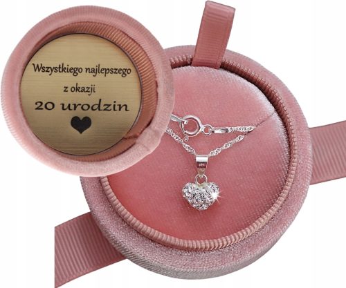  SILBER VOLLSTÄNDIGE DAMENKETTE SINGAPUR PR. 925 MIT ANHÄNGER + KOSTENLOSE GRAVUR