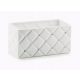  Polnix Blumentopf 26 cm x 14 x 13 cm Durchmesser 14 cm Keramik weiß