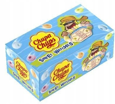 Chupa Chups Uhrförmige Puderzucker-Bonbons 14,7g, 24 Stück