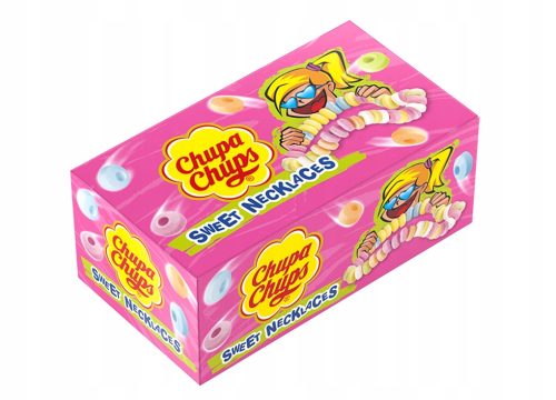 Chupa Chups Pulver-Halskette 14,7g, 24 Stück - Bunter Mehrfruchtgeschmack