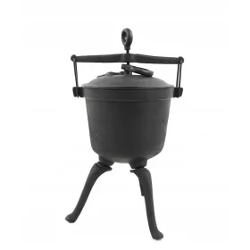  JAGDKÄTZCHEN 7L GUSSEISENTOPF POLNISCHER GUSS