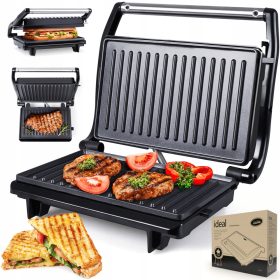  Ideal IK1701 Kontakt-Elektrogrill silber/grau 1500 W