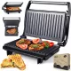  Ideal IK1701 Kontakt-Elektrogrill silber/grau 1500 W