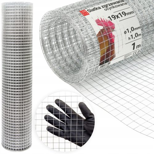  Lunberg verzinktes Netz gegen Mäuse und Ratten 19x19 mm 1 m