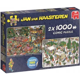  Puzzle 2 x 1000 Teile JAN VAN HAASTEREN Weihnachten p