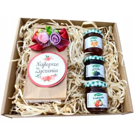  SCHÖNES Geschenkset, Tee-Marmelade-Korb