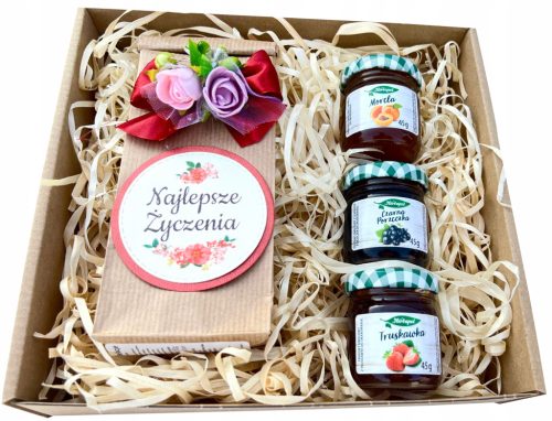  SCHÖNES Geschenkset, Tee-Marmelade-Korb