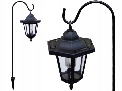 Solar-Pendelleuchte POLIFACH schwarz 64 cm 1 Stk.