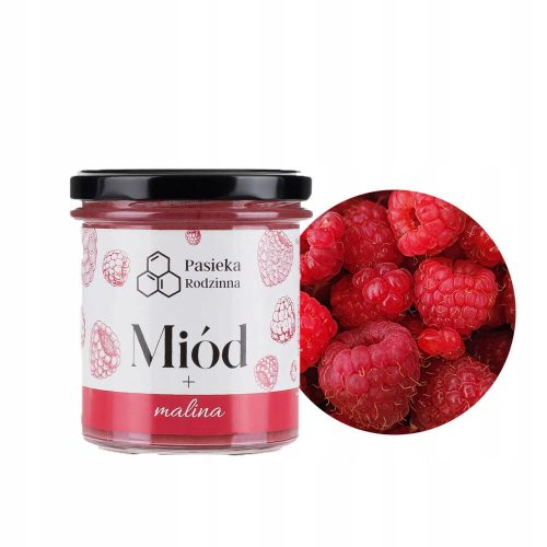  Natürlicher Rahmhonig mit Himbeere 410g