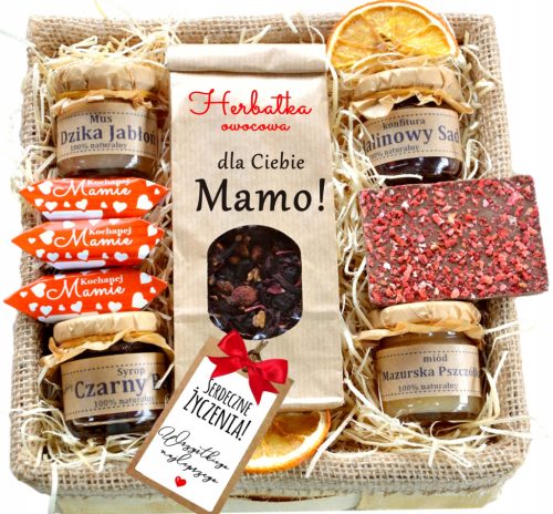  FÜR DICH, MUTTER, DAD, ein Geschenk aus Marmelade, Tee, Honig