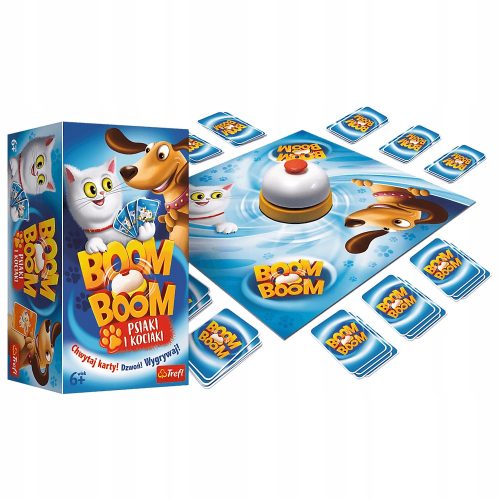  Trefl Boom Boom Brettspiel – Hunde und Kätzchen