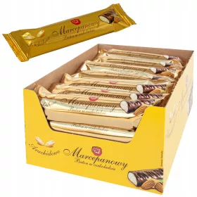   Marzipan-Erdnuss Riegel in Zartbitterschokolade 28 x 90g von Wolność
