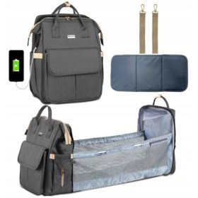  FALTBARE RUCKSACKTASCHE FÜR REISEBETT 5in1