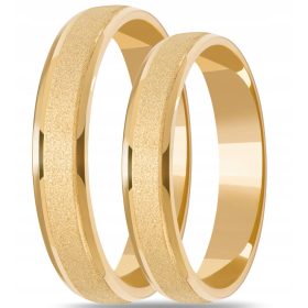  GOLDENE TRAURINGE - PAAR PR 585 4mm NAHTLOS!!