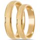  GOLDENE TRAURINGE - PAAR PR 585 4mm NAHTLOS!!