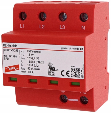 Dehn Überspannungsableiter 230 V IP20 50 A