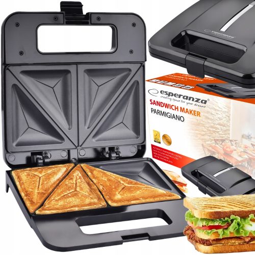  Esperanza Parmigiano Toaster Schwarz 1000 W