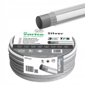  SILBER TFS Gartenschlauch 1/2" 30m VARTCO 25BAR