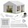 Gartenpavillon, Zelte - Das Company Zelt 4 Wände 3 x 4 x 2,9 m