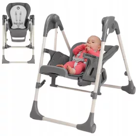    Lionelo Laurice Electric Rocker 2in1 Fütterungsstuhl mit Gurten
