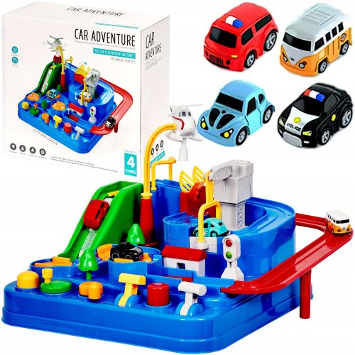  INTERAKTIVE BUNTE AUTO-HINDERNISBAHN