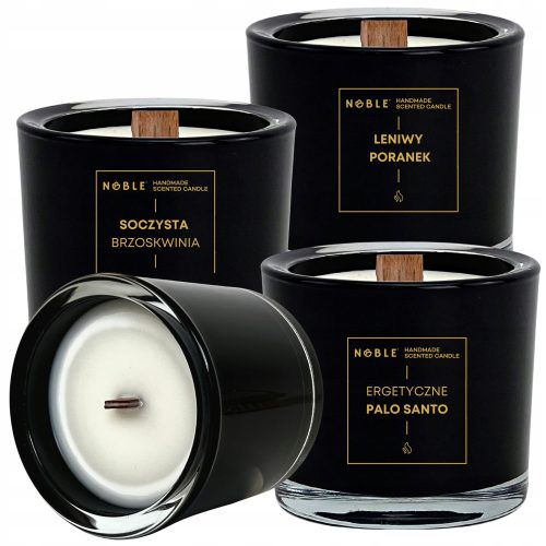 Kerzen Soja-Duftkerze Noble Candle Set 3x210ml Noble 3-tlg.