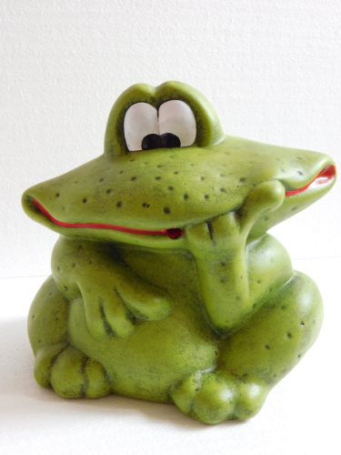  FROSCH FROSCH FIGUR GARTEN GESCHENK ORNAMENT DEKORATION
