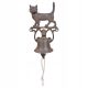  Esschert Design Türklingel aus Gusseisen mit einer Katze
