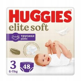  HUGGIES Elite Soft Windeln, Größe 3, 48 Stk
