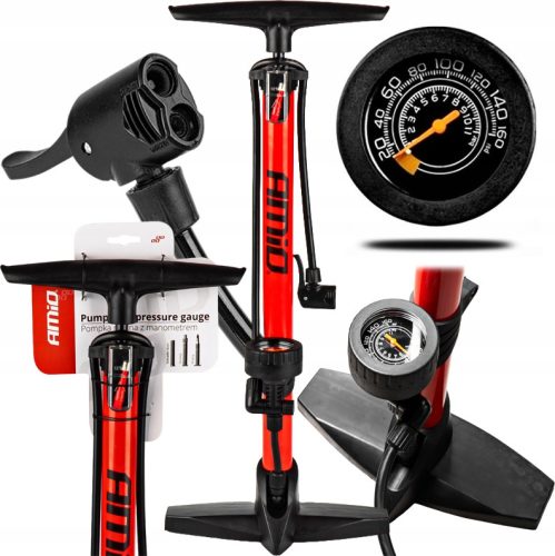  Amio PU02 Handpumpe, Orange und Rot