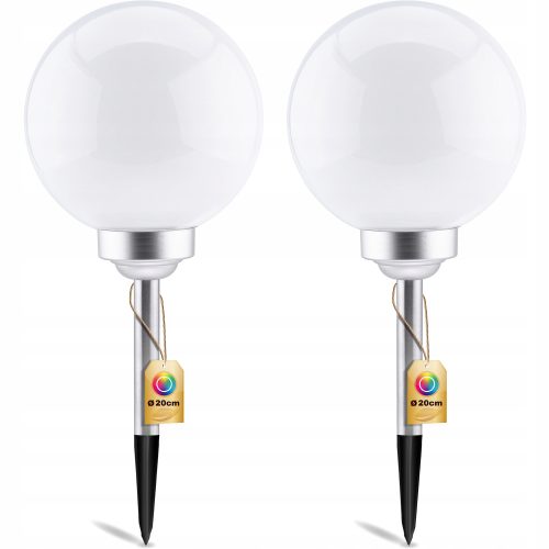  NNLED Solarlampe, weiß, 50,5 cm, 2 Stk.