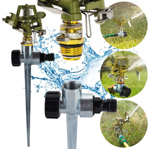  Aluminium, pulsierender, einfahrbarer, rotierender Metallsprinkler