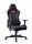  Diablo Chairs X-ST4RTER Gaming-Stuhl Schwarzer, schwarzer und roter Stoff