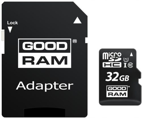  GOODRAM MICROSD-KARTE 32 GB MICRO + SD-ADAPTER