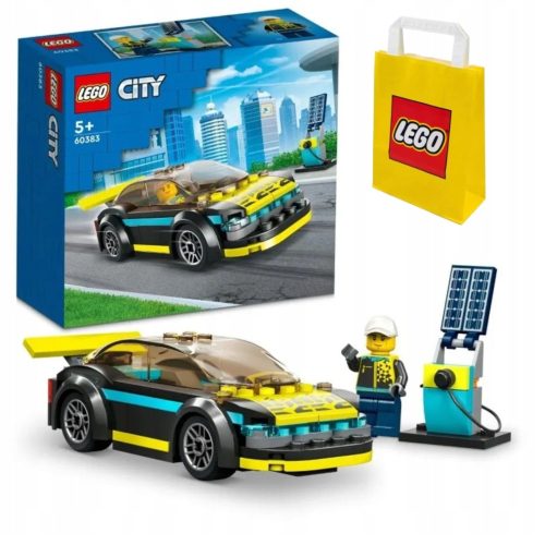  LEGO City 60383 Elektro-Sportwagen + Papiertüte LEGO 6315786 gelb 24x8x18 cm